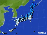 アメダス実況(気温)(2017年02月12日)