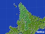 道北のアメダス実況(風向・風速)(2017年02月12日)