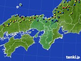 近畿地方のアメダス実況(積雪深)(2017年02月13日)
