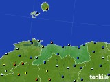 鳥取県のアメダス実況(日照時間)(2017年02月13日)