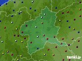 群馬県のアメダス実況(日照時間)(2017年02月14日)
