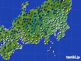 2017年02月14日の関東・甲信地方のアメダス(気温)