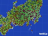 関東・甲信地方のアメダス実況(日照時間)(2017年02月15日)