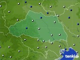 埼玉県のアメダス実況(風向・風速)(2017年02月15日)