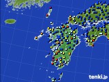 九州地方のアメダス実況(日照時間)(2017年02月17日)