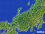 2017年02月17日の北陸地方のアメダス(気温)