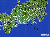 東海地方のアメダス実況(風向・風速)(2017年02月17日)