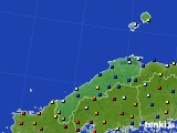 島根県のアメダス実況(日照時間)(2017年02月18日)