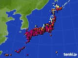 アメダス実況(日照時間)(2017年02月19日)