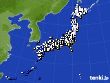 2017年02月20日のアメダス(風向・風速)