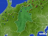 長野県のアメダス実況(積雪深)(2017年02月21日)