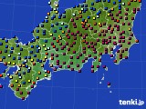 東海地方のアメダス実況(日照時間)(2017年02月21日)