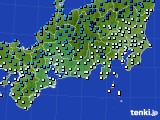 東海地方のアメダス実況(気温)(2017年02月21日)