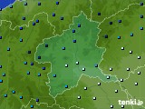 群馬県のアメダス実況(気温)(2017年02月21日)