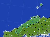 島根県のアメダス実況(気温)(2017年02月21日)