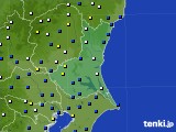 2017年02月21日の茨城県のアメダス(風向・風速)