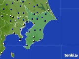 2017年02月21日の千葉県のアメダス(風向・風速)
