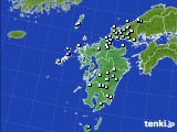 九州地方のアメダス実況(降水量)(2017年02月22日)