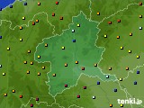 群馬県のアメダス実況(日照時間)(2017年02月22日)
