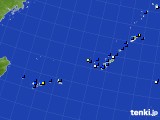 沖縄地方のアメダス実況(風向・風速)(2017年02月22日)