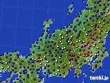 北陸地方のアメダス実況(日照時間)(2017年02月23日)