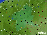 群馬県のアメダス実況(日照時間)(2017年02月23日)