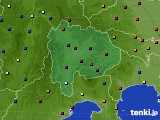 山梨県のアメダス実況(日照時間)(2017年02月23日)