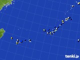 沖縄地方のアメダス実況(風向・風速)(2017年02月23日)
