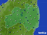 福島県のアメダス実況(風向・風速)(2017年02月23日)