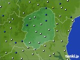 栃木県のアメダス実況(風向・風速)(2017年02月23日)