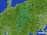 長野県のアメダス実況(風向・風速)(2017年02月23日)