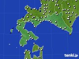 道南のアメダス実況(風向・風速)(2017年02月23日)