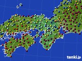 2017年02月24日の近畿地方のアメダス(日照時間)