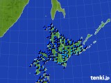 北海道地方のアメダス実況(気温)(2017年02月24日)