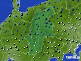 長野県のアメダス実況(気温)(2017年02月24日)