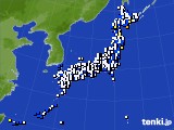 2017年02月24日のアメダス(風向・風速)