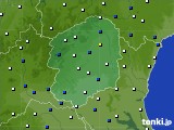 栃木県のアメダス実況(風向・風速)(2017年02月24日)