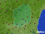 栃木県のアメダス実況(日照時間)(2017年02月25日)