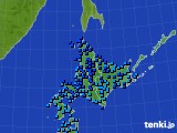 北海道地方のアメダス実況(気温)(2017年02月25日)