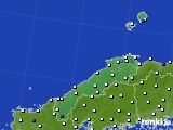 2017年02月26日の島根県のアメダス(風向・風速)