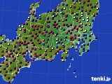 関東・甲信地方のアメダス実況(日照時間)(2017年02月27日)
