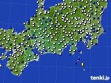 2017年02月27日の東海地方のアメダス(風向・風速)