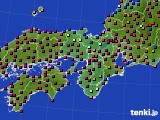 2017年02月28日の近畿地方のアメダス(日照時間)