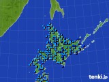 北海道地方のアメダス実況(気温)(2017年02月28日)