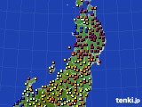 2017年03月01日の東北地方のアメダス(日照時間)