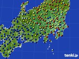 関東・甲信地方のアメダス実況(日照時間)(2017年03月01日)