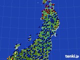 2017年03月02日の東北地方のアメダス(日照時間)