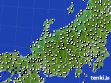 北陸地方のアメダス実況(風向・風速)(2017年03月02日)