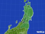 東北地方のアメダス実況(降水量)(2017年03月03日)