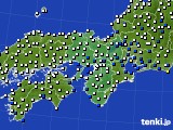 近畿地方のアメダス実況(風向・風速)(2017年03月03日)